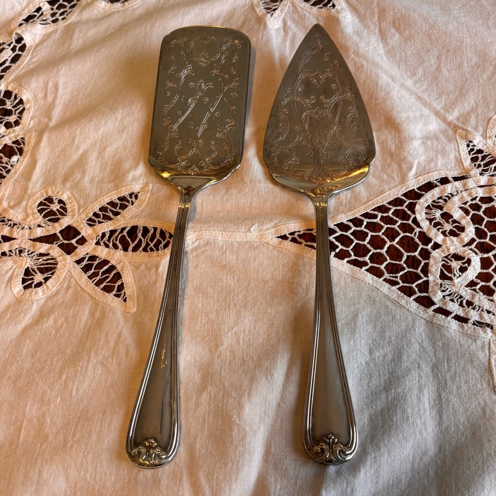 Gorham Silver Serving Utensil Duo Vintage